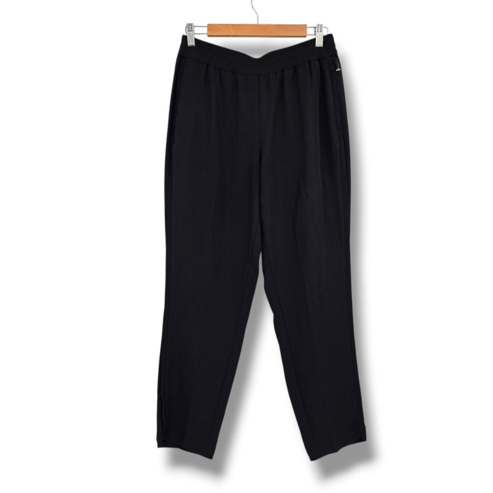 Rachel Zoe‎ Womens Black Elastic Waist Tapered Tulip Hem Trousers Pants Size 8